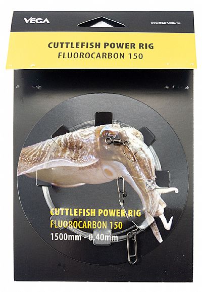 Αρματωσιά για Σουπιές Vega Cuttlefish Power Rig Fluorocarbon 1.50m