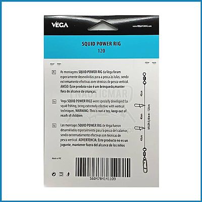 Αρματωσιά για Καλαμάρια Vega Squid Power Rig 1.20m