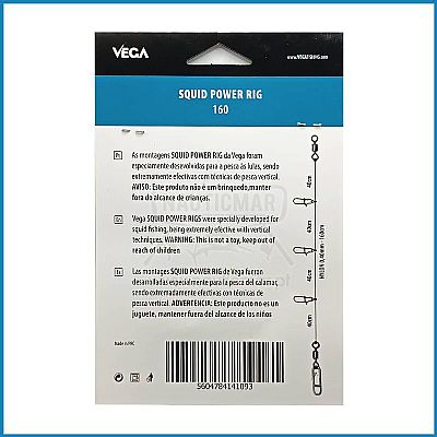 Αρματωσιά για Καλαμάρια Vega Squid Power Rig 1.60m