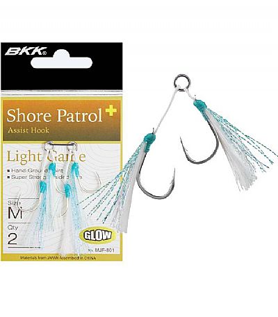 Assist Hook BKK Shore Patrol+ Light Game X-Large Glow
