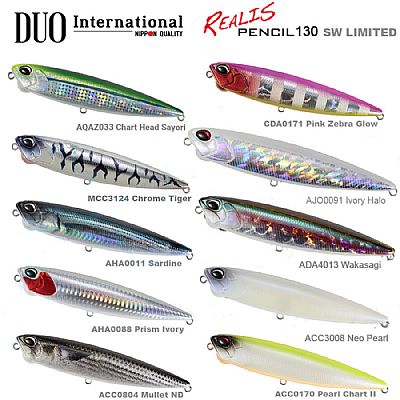Τεχνητό DUO Realis Pencil Neo Pearl 130 SW 13cm - 31.6gr