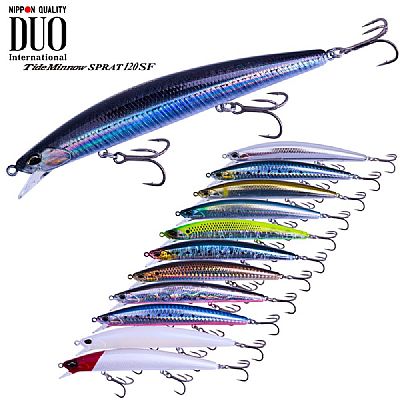 Τεχνητό DUO Tide Minnow Sprat Solid Pink Back 120SF / 12cm - 19gr