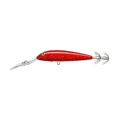 Καλαμαριέρες Συρτής Rapala Deep Squid Lure FRHF / Red Hologram Flake