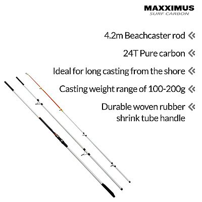 Καλάμι Fladen Maxximus Surf Carbon 4.20m / 100-200gr