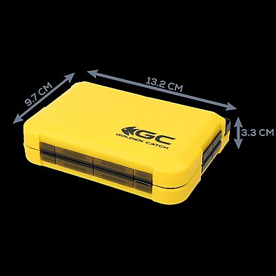 Κασετινάκι Διπλό με 16 Χωρίσματα Golden Catch AB-1310SS